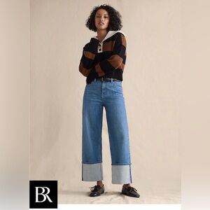 Banana Republic Stovepipe High Rise Cuffed Jeans 29